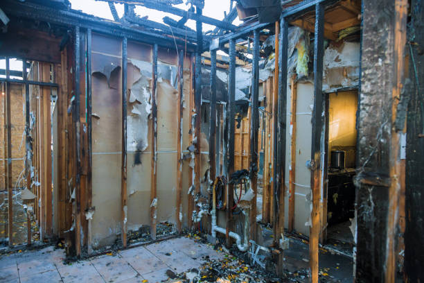 Professional Emergency Fire Cleanup technician working in Kent, WA